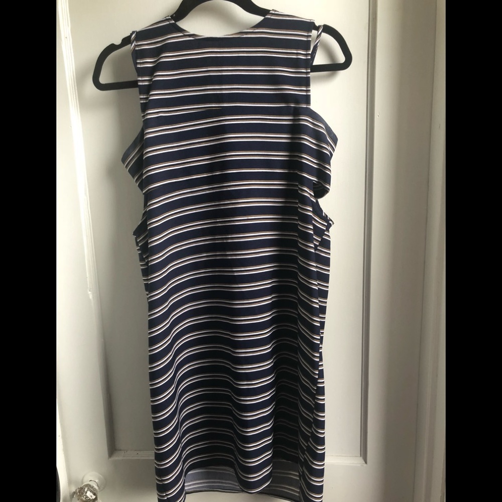 Navy stripped dress